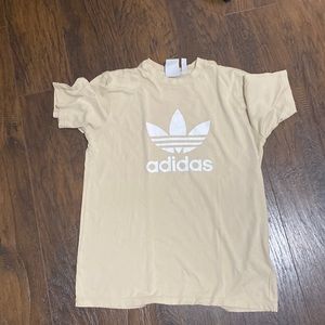 Selling this LIMITED EDITION tan Adidas tee-shirt size small.